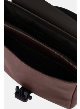 FOSSIL Men Weston Courier Crossbody Bag 25 H x 20 L x 7 W cm, Dark Brown  - Image 3