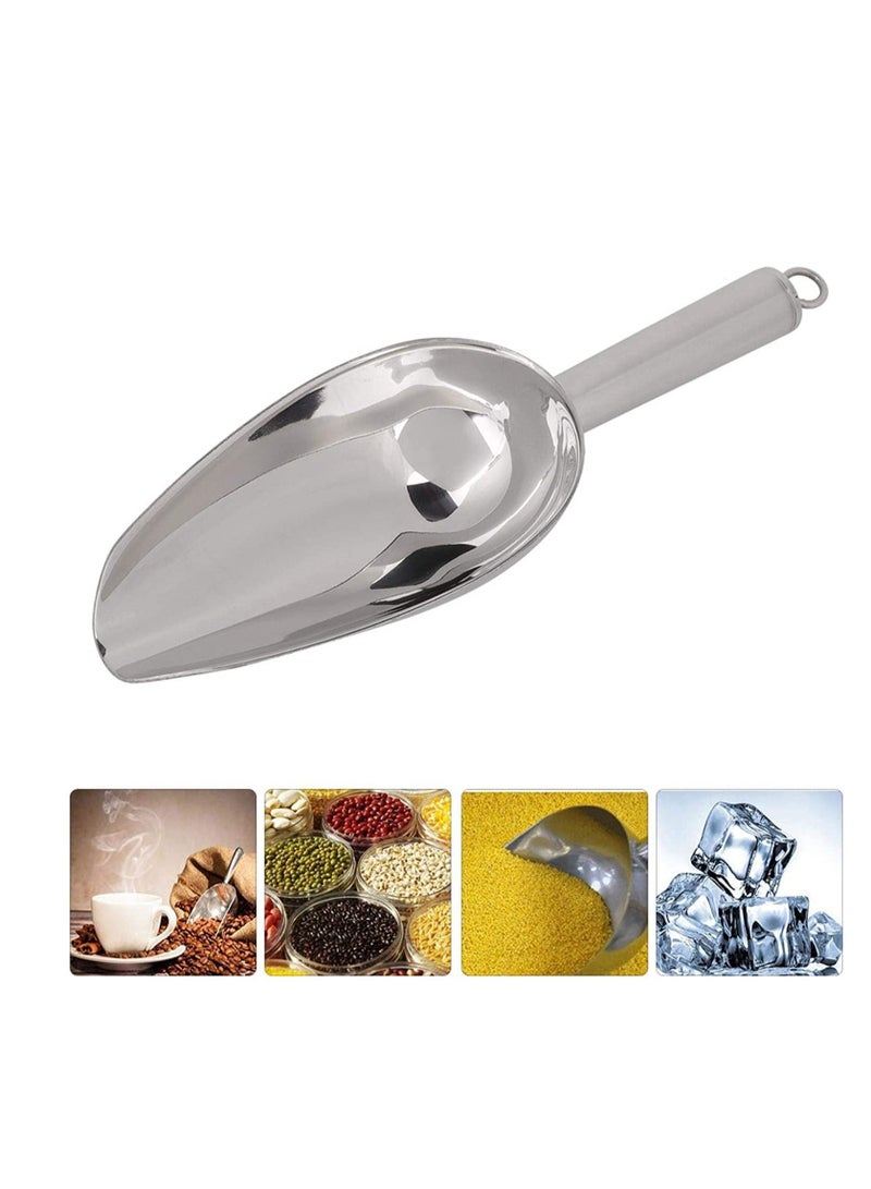 Multifunctional Ice Food Scoop, Coffee Beans Dried Fruit Shovel, Mirror Polished Flour Shovel for Kitchen Bar Party Wedding  Small - Image 5