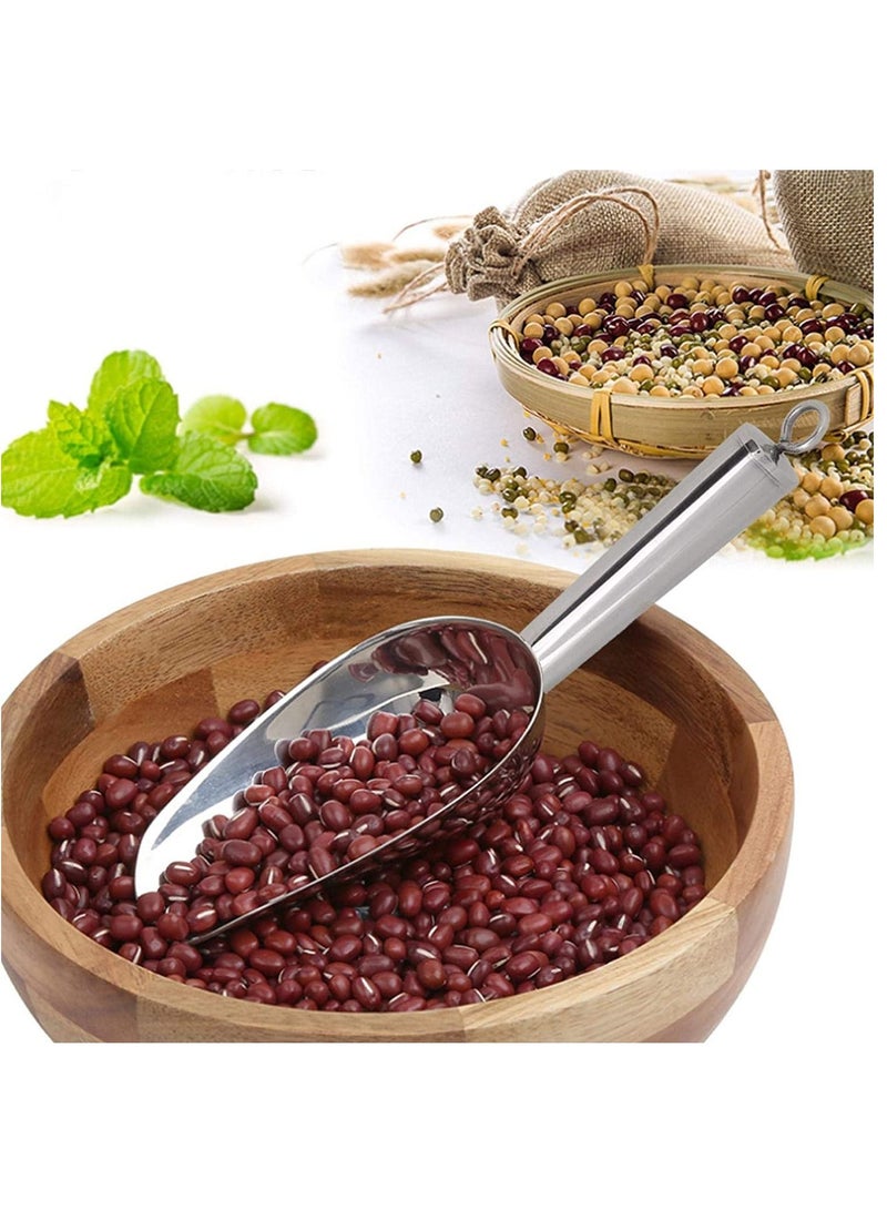 Multifunctional Ice Food Scoop, Coffee Beans Dried Fruit Shovel, Mirror Polished Flour Shovel for Kitchen Bar Party Wedding  Small - Image 3