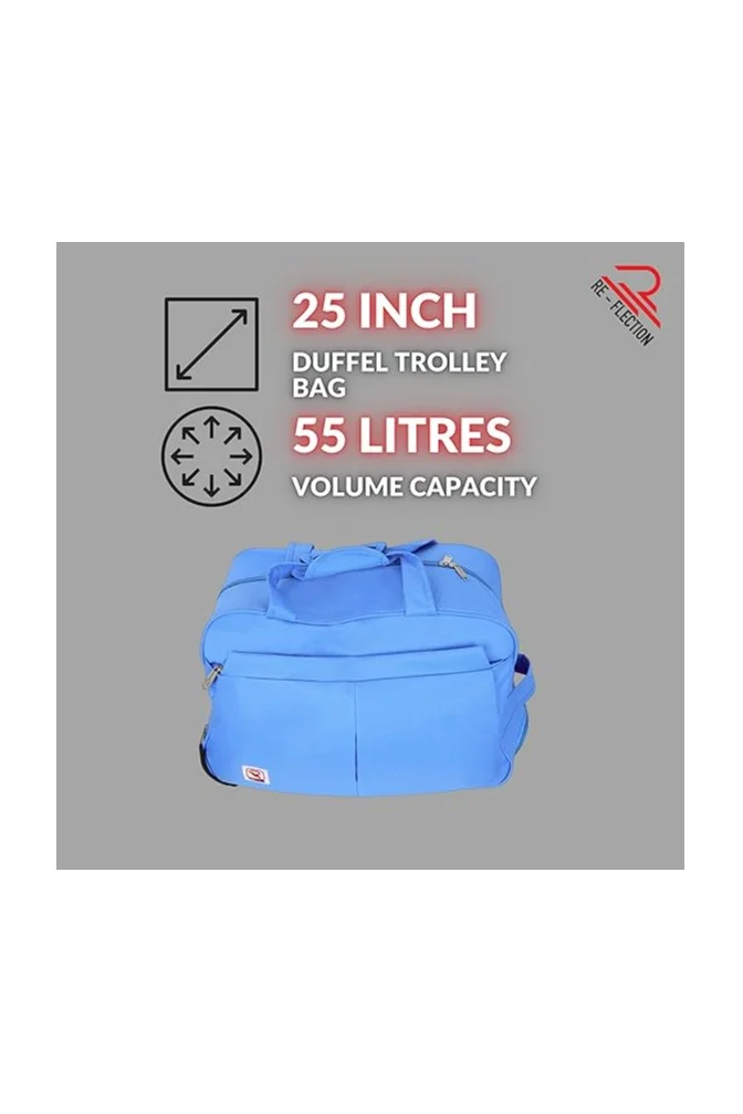 Reflection  REFLECTION Boat Shaped 4-Wheel Decker Trolley Navy, 63 cm  | Best Price UAE