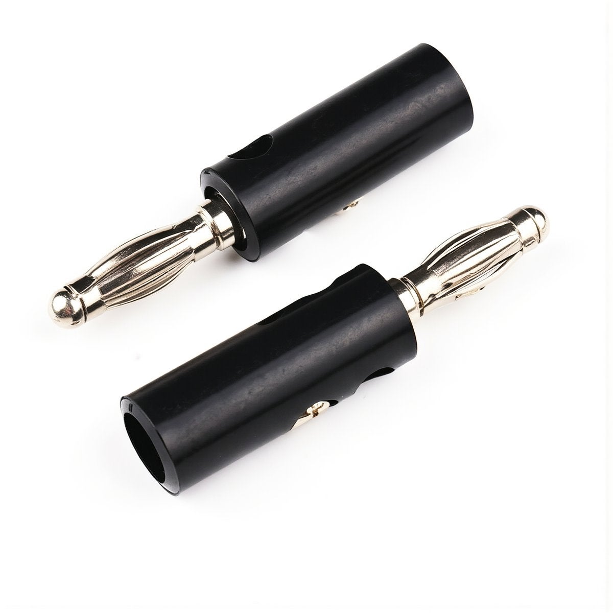 Banan Ksa Generic Banana Plug Set Red Black 4mm Dual Color for Multimeter Speaker ...
