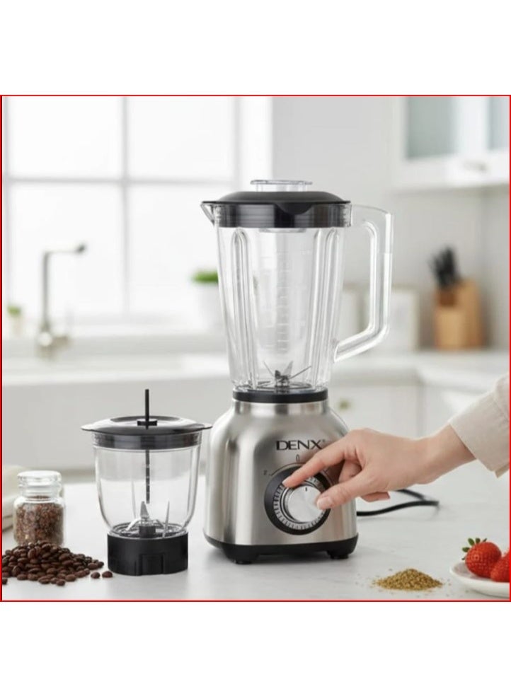 خلاط ومحضر طعام 3 في 1 بقوة 1200 واط - Image 1