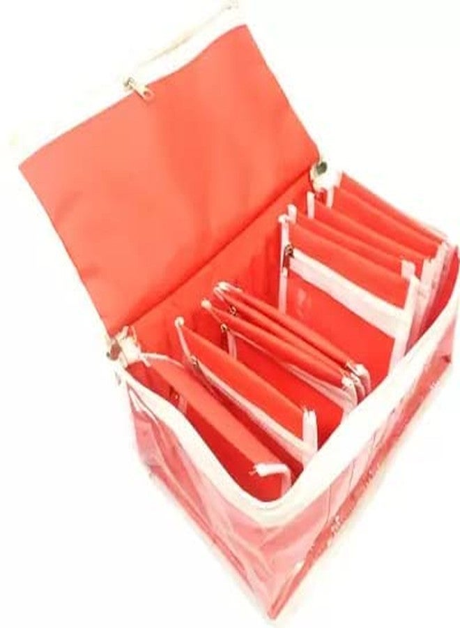 SNA 6 Rods Bangle & 10 Pocket Storage Vanity Case Jewellery Vanity Box Make Up Kit, Bangle Box, Vanity Case Vanity Box - Image 2