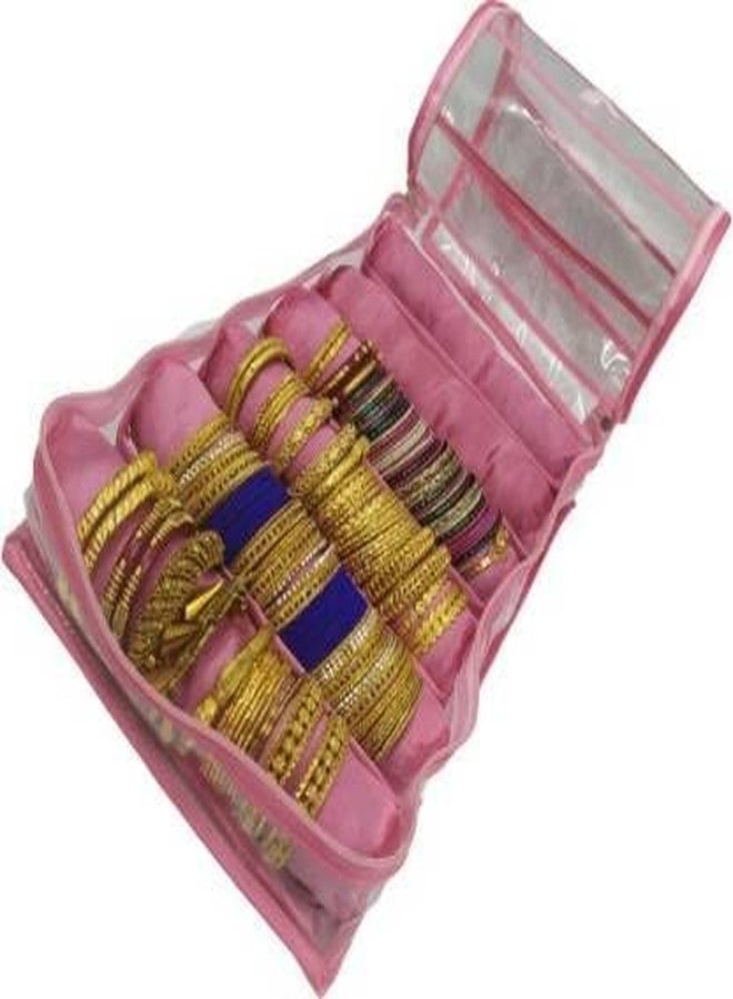 SNA 6 Rods Bangle & 10 Pocket Storage Vanity Case Jewellery Vanity Box Make Up Kit, Bangle Box, Vanity Case Vanity Box - Image 3