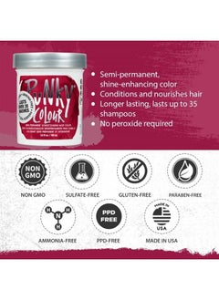 Poppy Red Semi Permanent Conditioning Hair Color, Non-Damaging Hair Dye, Vegan, PPD and Paraben Free, Transforms to Vibrant Hair Color, Easy To Use and Apply Hair Tint, lasts up to 35 washes, 3. - pzsku/Z55CC771AAC21C5D0D30BZ/45/_/1690823387/7a02edd1-6802-4245-9b9e-93a335a47fea