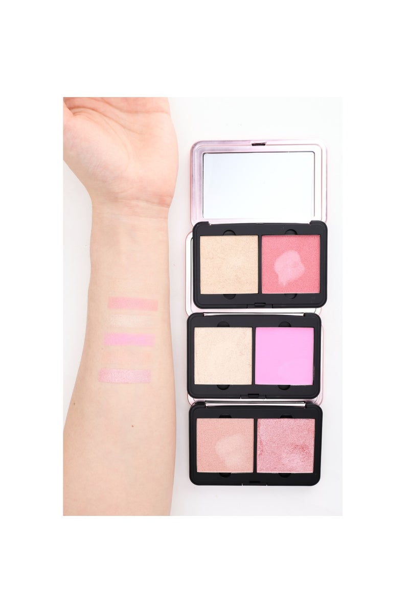 LEF COSMTICS LEF Palette Blush Duo Color Natural Glow | SOFT 02 - Image 2