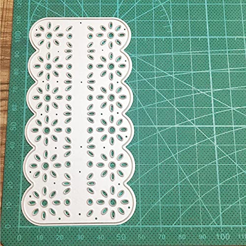 hinana Flower Strip Frame Metal Die Cuts, Flower Lace Edge Cutting Dies Cut Stencils for DIY Scrapbooking Photo Decorative Embossing Paper Dies for Scrapbooking Card Making - Image 5