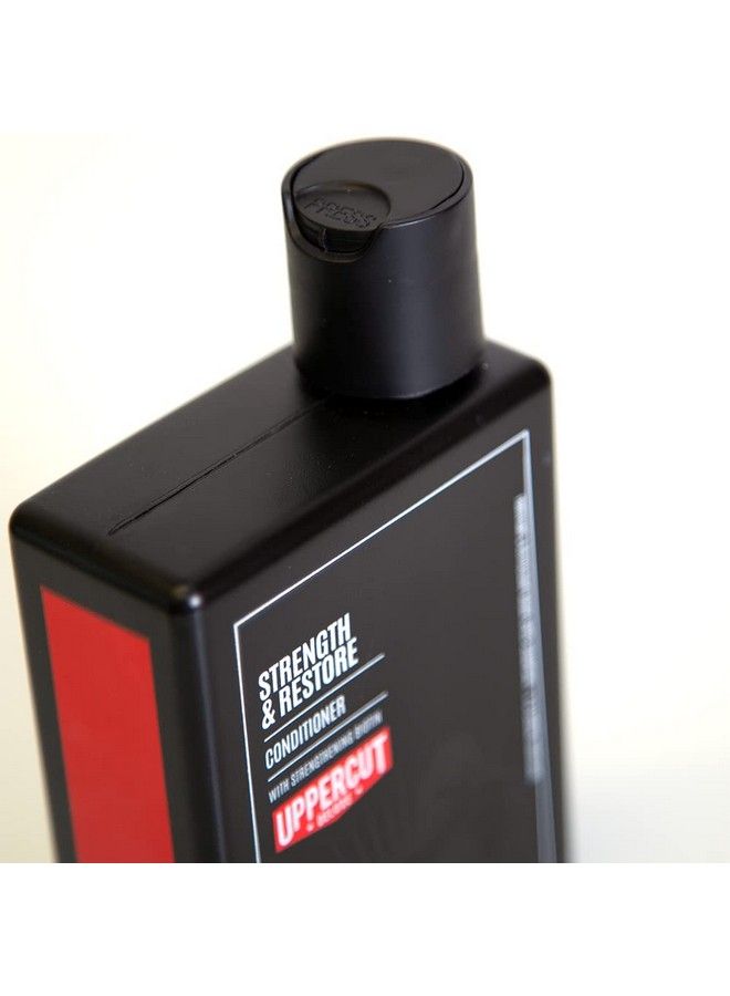 Uppercut Deluxe بلسم القوة والاستعادة مصمم لجميع أنواع الشعر وم infused بالبيوتين والكافيين لتعزيز النمو الصحي 8 أونصة سائلة / 240 مل - Image 4
