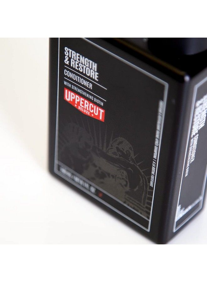 Uppercut Deluxe بلسم القوة والاستعادة مصمم لجميع أنواع الشعر وم infused بالبيوتين والكافيين لتعزيز النمو الصحي 8 أونصة سائلة / 240 مل - Image 3