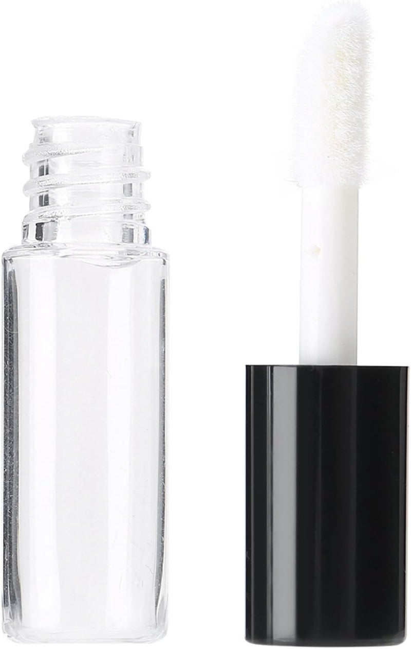 45PCS 1.2ml Clear Mini Lip Gloss Tubes, Refillable Empty Lip Balm Gloss Containers Bottles, Empty Lipgloss Tubes for Lipstick Samples Travel DIY Makeup - Image 1