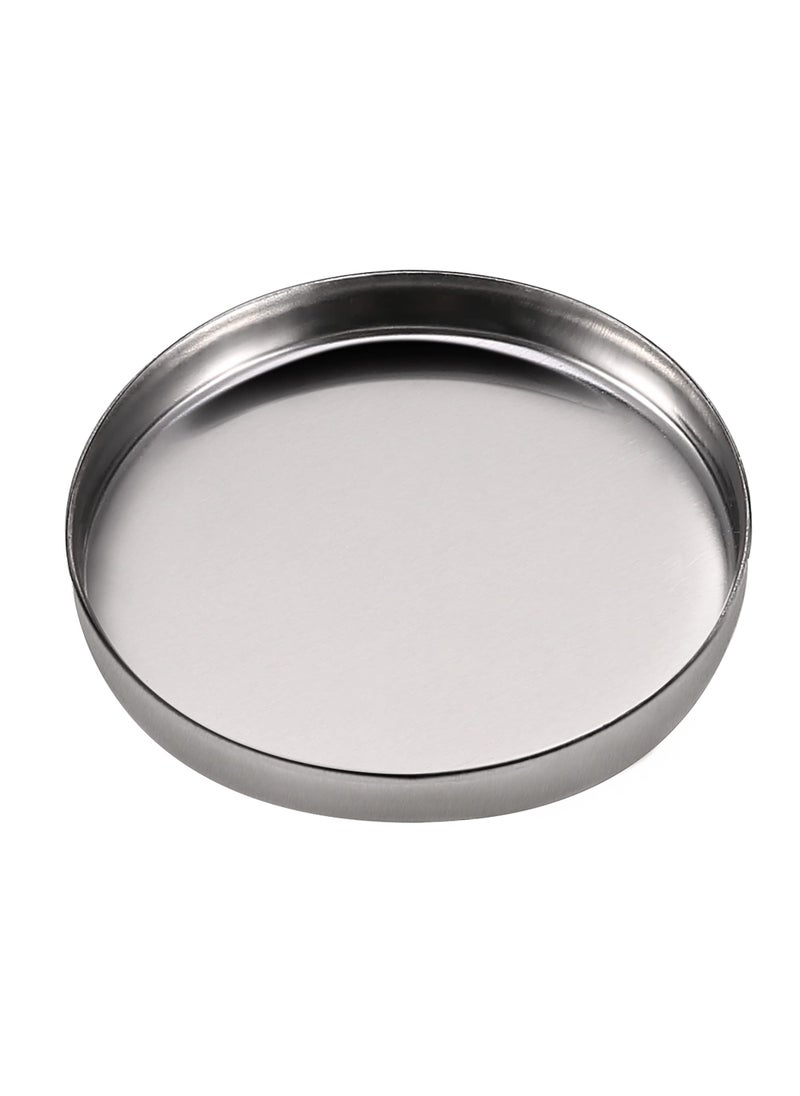 Pangda Pangda 50 Pack Empty Round Metal Tin Palette Pans Cosmetic Eyeshadow Blush Lipstick Organizer Size 26 mm for Magnets Cosmetic Palettes 
