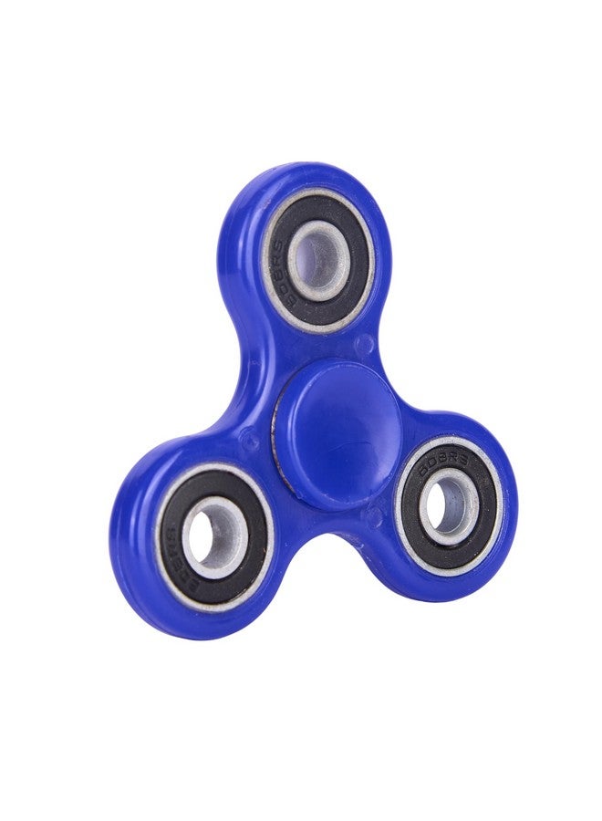 Premsons Premsons® Hand Spinner Desk Toy - High Speed Smooth Finger Spin Sensory Fidget Stress Relief Game Play for Kids & Adults - Birthday Party Gift - Four Bearing - Blue  - Image 2