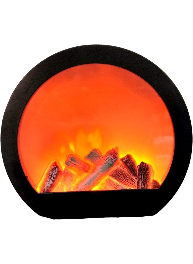 FAM Fireplace LED Electric Fireplace Lantern – Artificial LED Fireplace – Christmas Home Decoration – Fireplace Lamp Ornament  - Image 1
