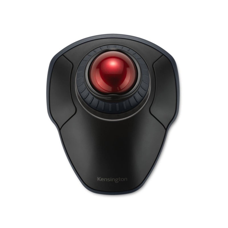 Kensington Kensington Orbit Wireless Trackball with Scroll Ring - Black-Red (K70990WW),  - Image 1