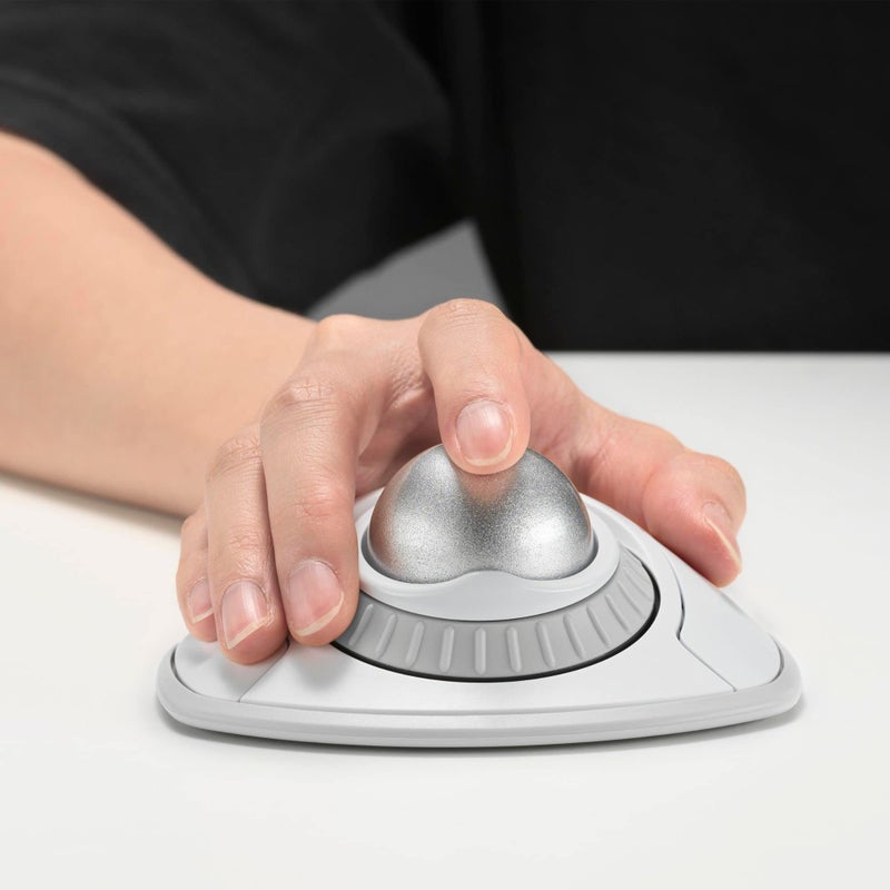 Kensington Kensington Orbit Wireless Trackball with Scroll Ring - Black-Red (K70990WW),  - Image 5