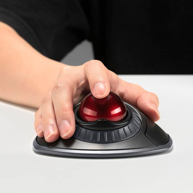 Kensington Kensington Orbit Wireless Trackball with Scroll Ring - Black-Red (K70990WW),  - Image 4