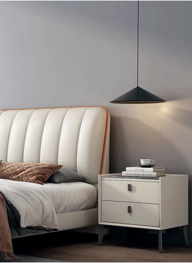 Generic - Light Luxury Furniture Modern Bed Frame With Mattress for Home Bedroom Decoration - Image 1
