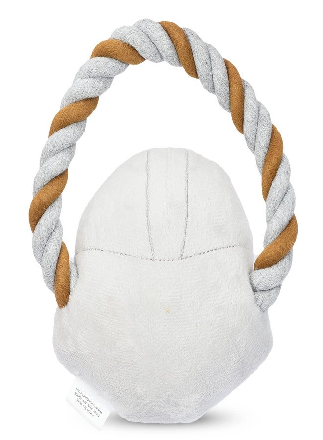 STAR WARS for Pets THE Mandalorian Rope Ring with Plush Head Dog Toy | THE Mandalorian Chew Toy for Dogs | Dog Toys, Dog Tug Toys, Tug of War Dog Chew Toys | Gifts for Fans of Star Wars - Image 2