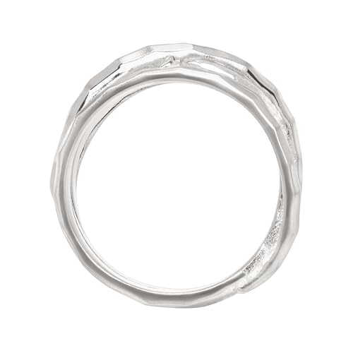 Silpada 'Wrapped Up' Overlapping Textured Band Ring in Sterling Silver, Size 9, Size 9 - Image 3