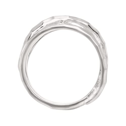 Silpada 'Wrapped Up' Overlapping Textured Band Ring in Sterling Silver, Size 9 - Image 3