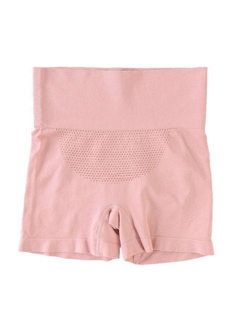 Loquat Women's Breathable Boxer Underwear With High Waist Pink  - Image 1