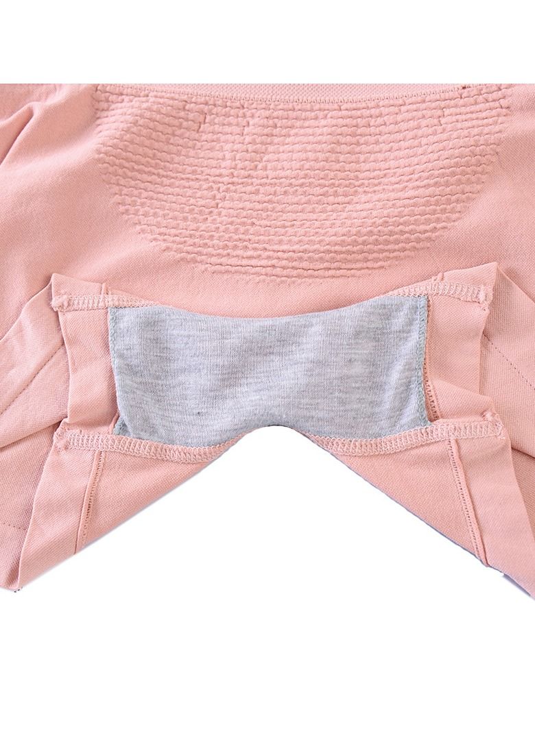 Loquat Women's Breathable Boxer Underwear With High Waist Pink  - Image 5
