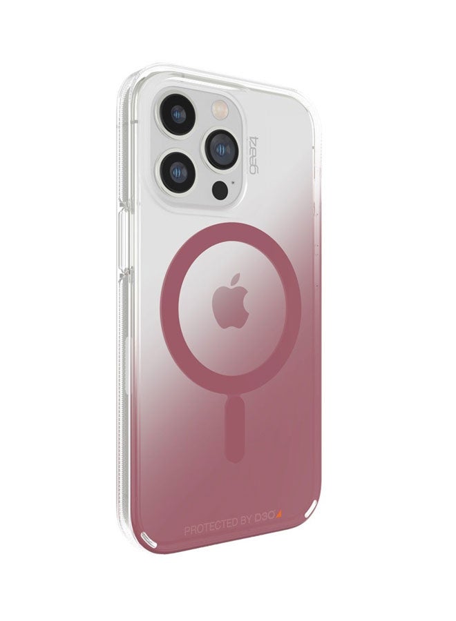 ZAGG Gear4 - جراب MILAN SNAP MagSafe المتوافق مع iPhone 13 Pro Max - وردي - Image 2