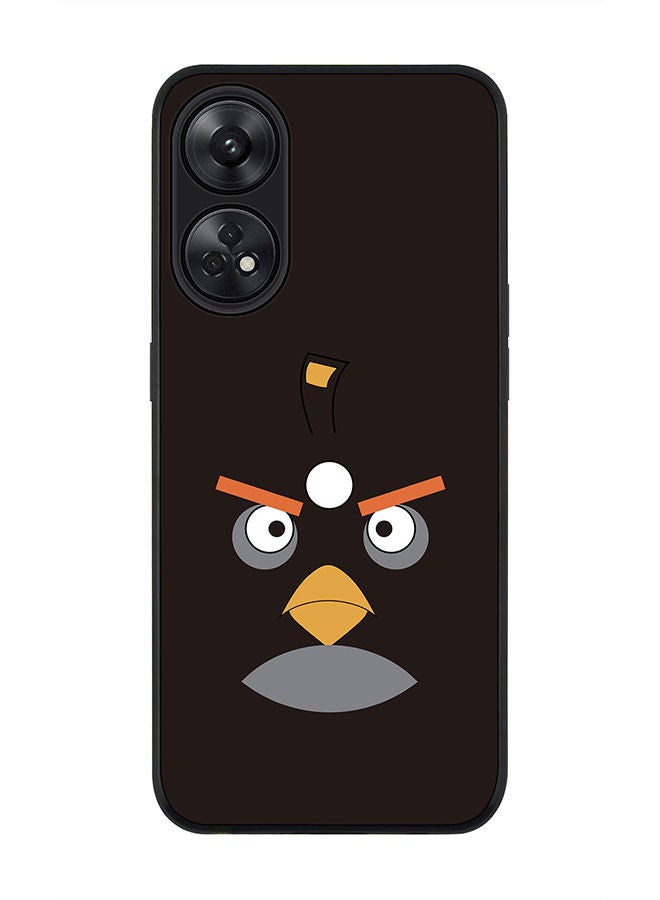 Stylizedd Rugged Black edge case for Reno 8T 4G Slim fit Soft Case Flexible Rubber Edges Anti Drop TPU Gel Thin Cover - Bomb - Angry Birds - Image 1