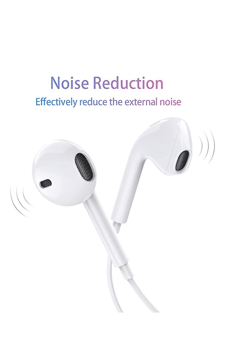 USB C Headphones,In Ear Type C Earphones with Mic & Volume Control,Hi-Fi Stereo Wired Earbuds for Samsung Galaxy S25/S24/S23/S22/S21/S20/A56/A55/A36/A35/A17/A16/A15,iPhone 17/16/16 Pro/15/15 Pro,P60/P50/P40/ Mate 60/50/40/30,Google Pixel 10/10 Pro/9/8/7/7A/6, and Pad Pro /Air - Image 1