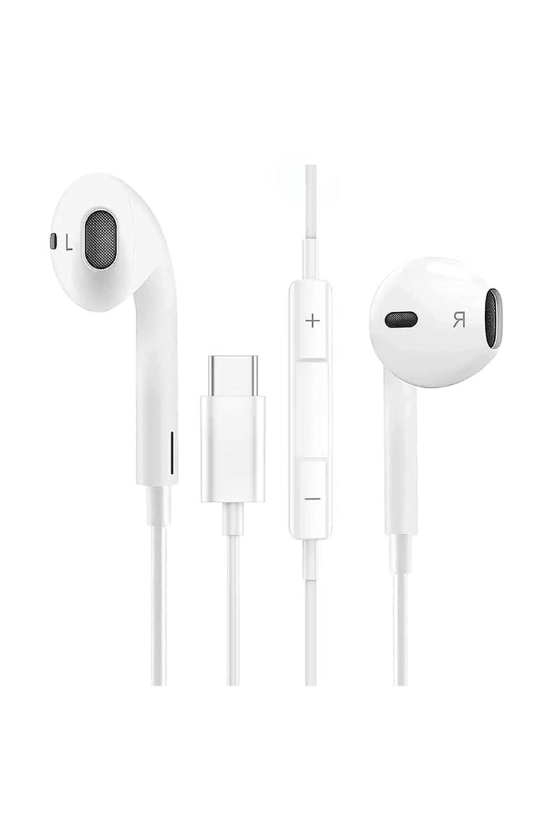 USB C Headphones,In Ear Type C Earphones with Mic & Volume Control,Hi-Fi Stereo Wired Earbuds for Samsung Galaxy S25/S24/S23/S22/S21/S20/A56/A55/A36/A35/A17/A16/A15,iPhone 17/16/16 Pro/15/15 Pro,P60/P50/P40/ Mate 60/50/40/30,Google Pixel 10/10 Pro/9/8/7/7A/6, and Pad Pro /Air - Image 3