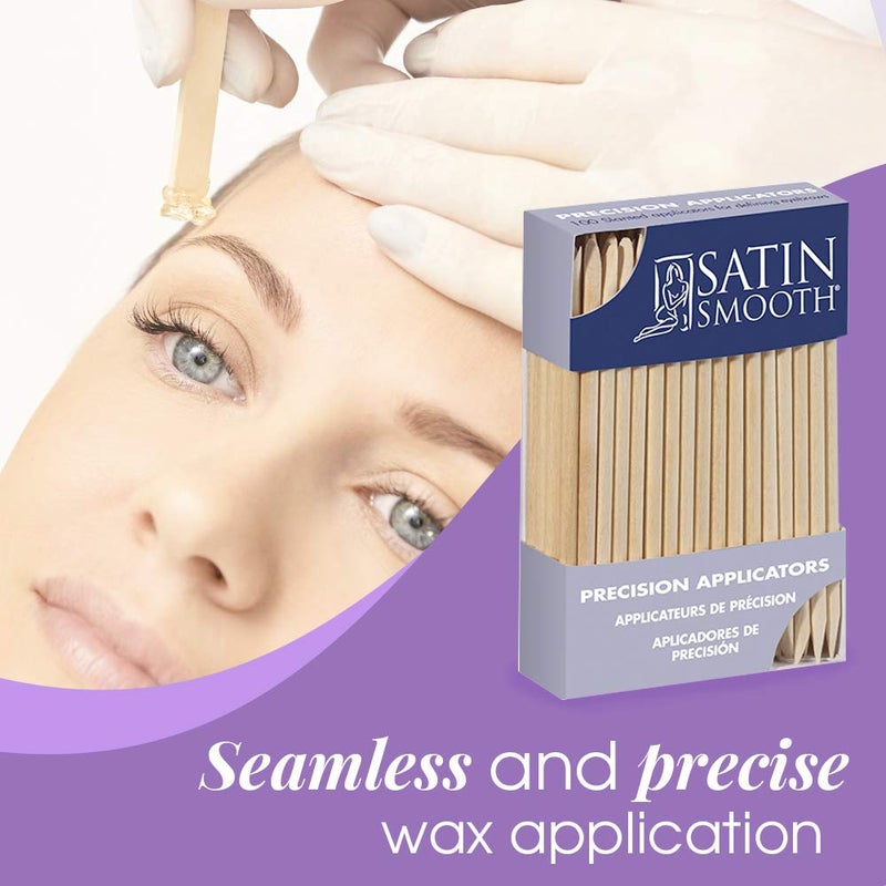 Satin Smooth Precision Applicators 100 ct x 2 packs - Image 2