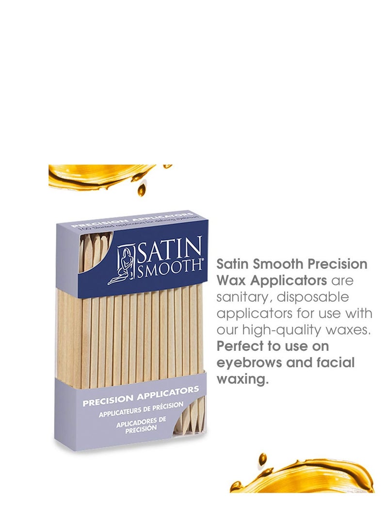 Satin Smooth Satin Smooth Precision Applicators 100 ct x 2 packs  - Image 3