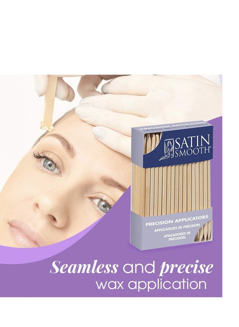 Satin Smooth Satin Smooth Precision Applicators 100 ct x 2 packs  - Image 4