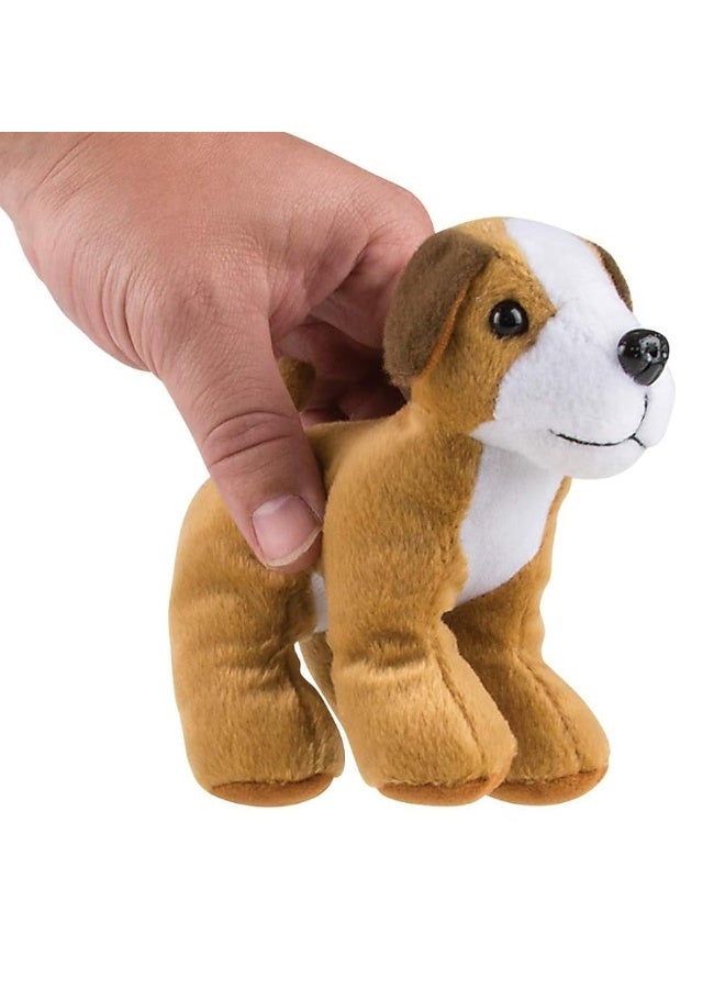 Bedwina Plush Puppy Dogs - (Pack of 12) 6 Inches Tall Stuffed Animals Bulk Assorted Puppies and Cute Stuffed Plushed Dog Puppies Assortment, Stocking Stuffers - Image 4