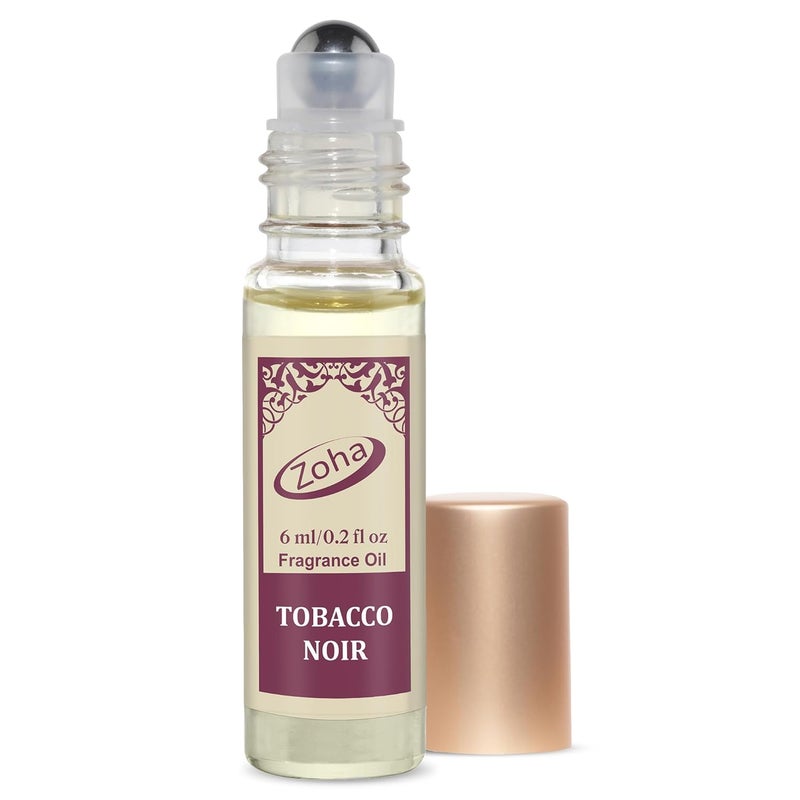 Zoha Tobacco Noir Oil Perfume for Women  Men Roll On Perfume Oil and Tobacco Perfume Spray Alcohol Free Skin Moisturizing Tobacco Oil Perfume