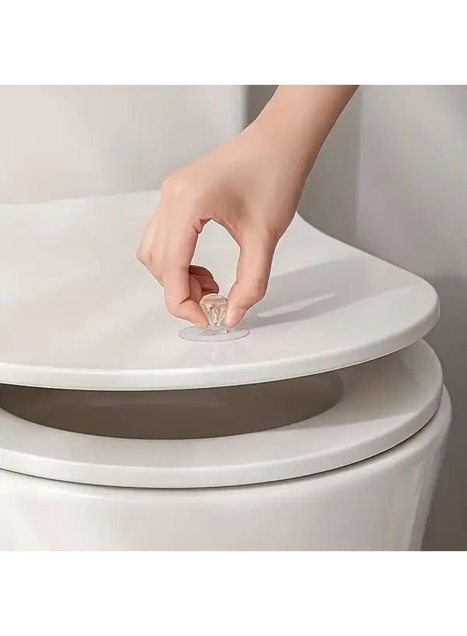 6pcs Plastic Pull Handles With Suction Cup Grip For Cabinets Drawers Sliding Doors - Image 2