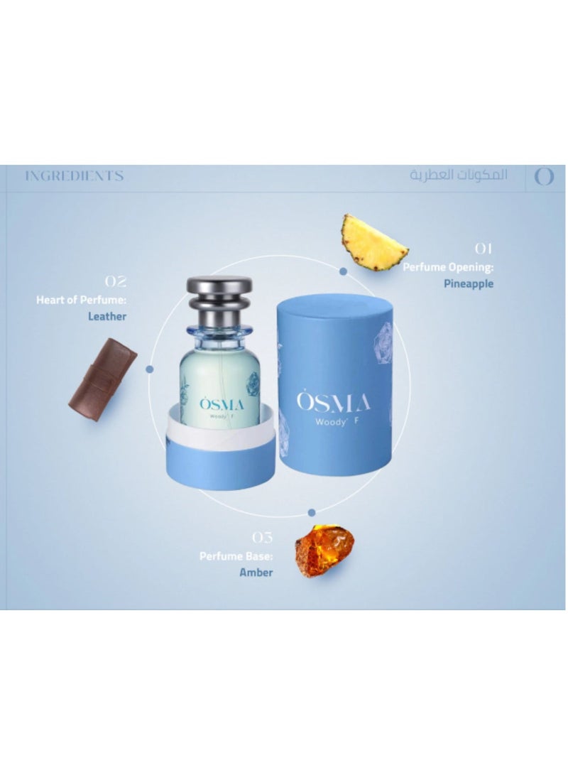 OSMA Woody F Perfume -75 ML - Image 2
