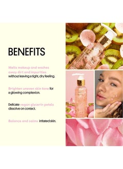 Winky Lux Petal Cleanser ; Vitamin C Face Wash With Rose Water ; Vegan Cruelty Free & Natural Face Cleanser  - Image 4