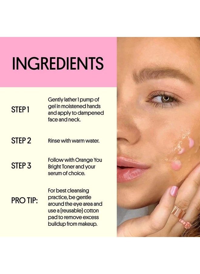 Winky Lux Petal Cleanser ; Vitamin C Face Wash With Rose Water ; Vegan Cruelty Free & Natural Face Cleanser  - Image 5