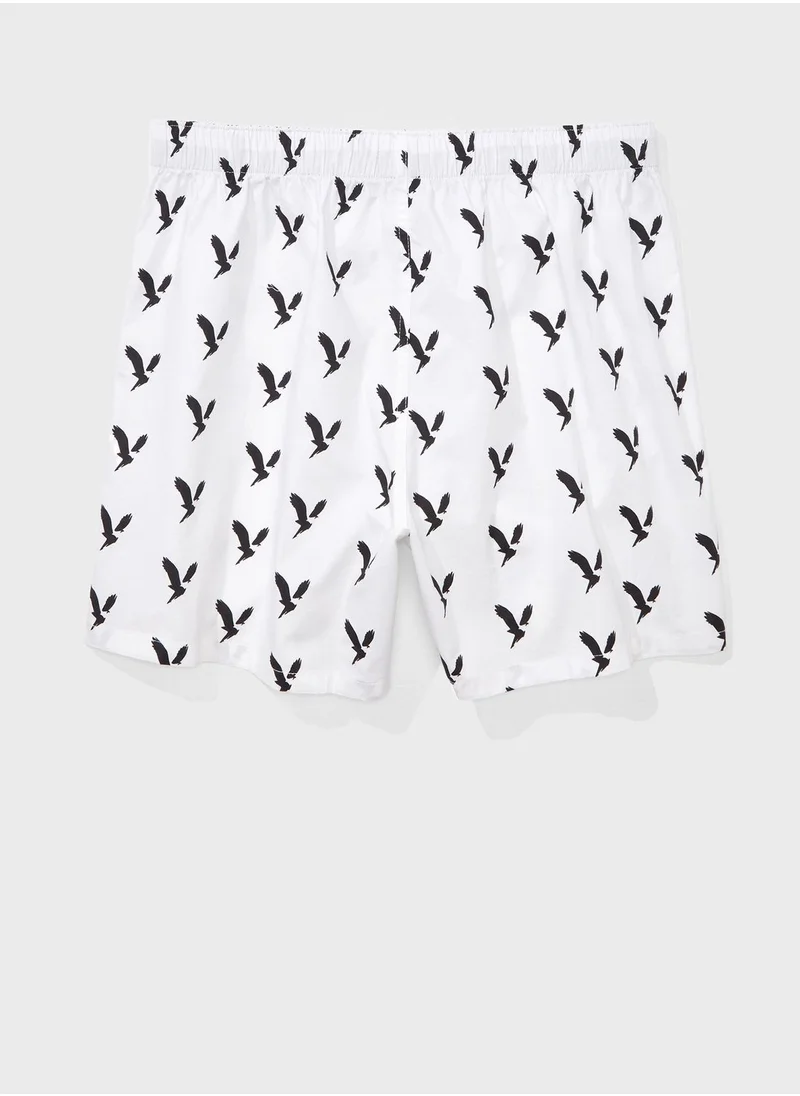 American Eagle Logo Band Printed Trunks