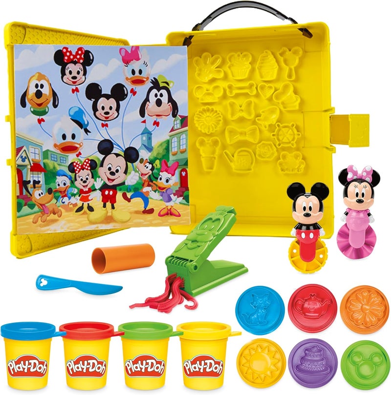 Play-Doh 0Disney Junior Shape a Story Playset - Arts & Crafts Preschool Toys for Kids 2+ - Image 1