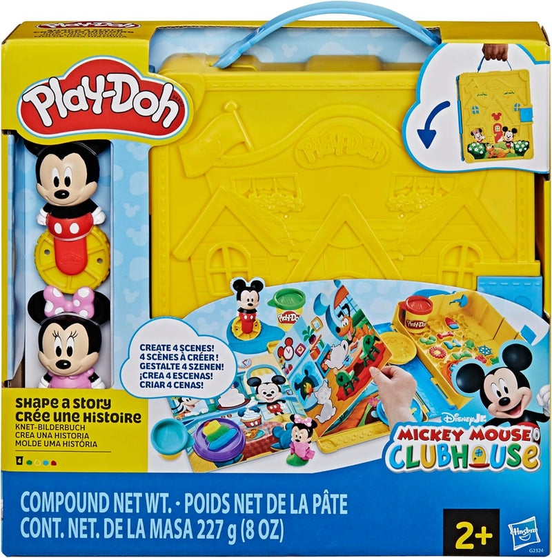Play-Doh 0Disney Junior Shape a Story Playset - Arts & Crafts Preschool Toys for Kids 2+ - Image 2