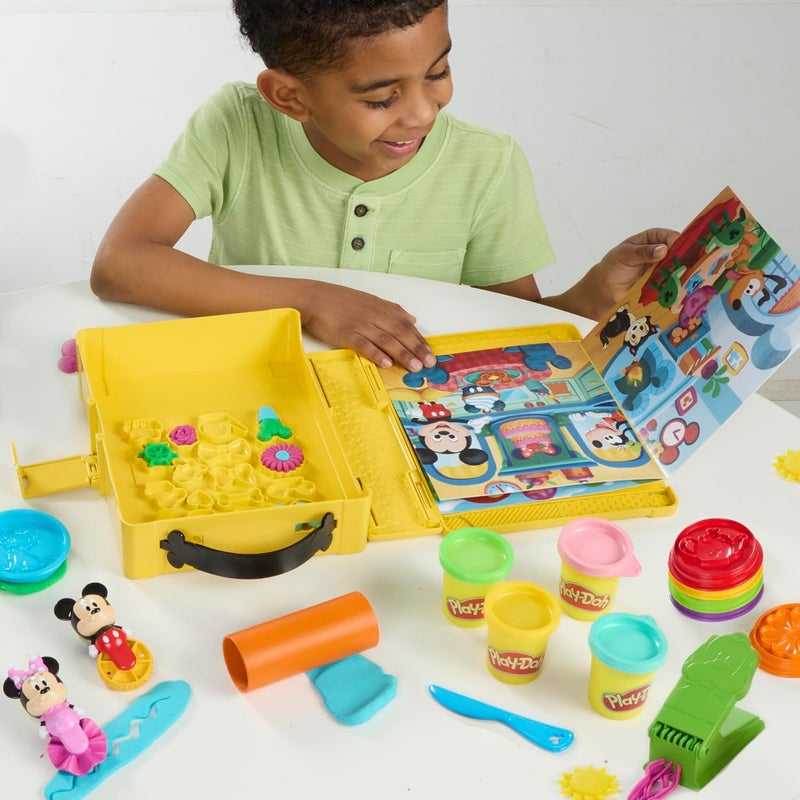 Play-Doh 0Disney Junior Shape a Story Playset - Arts & Crafts Preschool Toys for Kids 2+ - Image 5