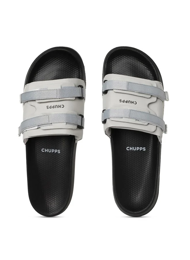 تشيبس CHUPPS Grey Comfort Sliders for Men