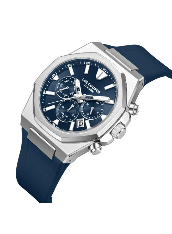 Lee Cooper Men's Silicone Multi Function Watch LC08313.399 - 45,1X51,5 mm