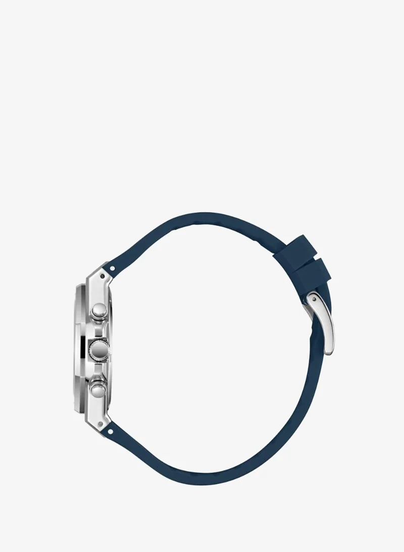 Lee Cooper DARK BLUE Men's Silicone Multi Function Watch LC08313.399 - 45,1X51,5 mm for Men | Best Price UAE