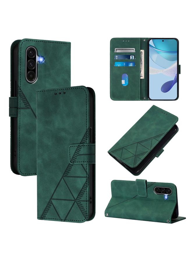 S-TOP Case For Samsung Galaxy A56 5G Global Crossbody 3D Embossed Flip Leather Phone Case - Image 1