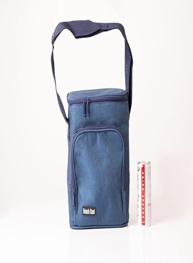 Beach Cool 10L Thermal Lunch Bag for Compact Food Storage, Elegant Deep Navy Finish