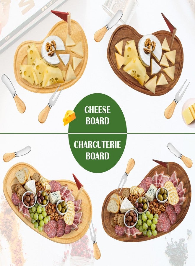 Ziliny Golf Cheese Board Gift Set Golf Party Favor Prizes Charcuterie Wood Board with Knives and Box Father Day Gift for Dad Grandpa Party Tournament Game(Bamboo Color,15 x 8.3 x 0.47 ") - Image 5