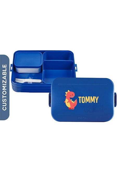 Large Bento Lunch box Take a Break - Vivid blue